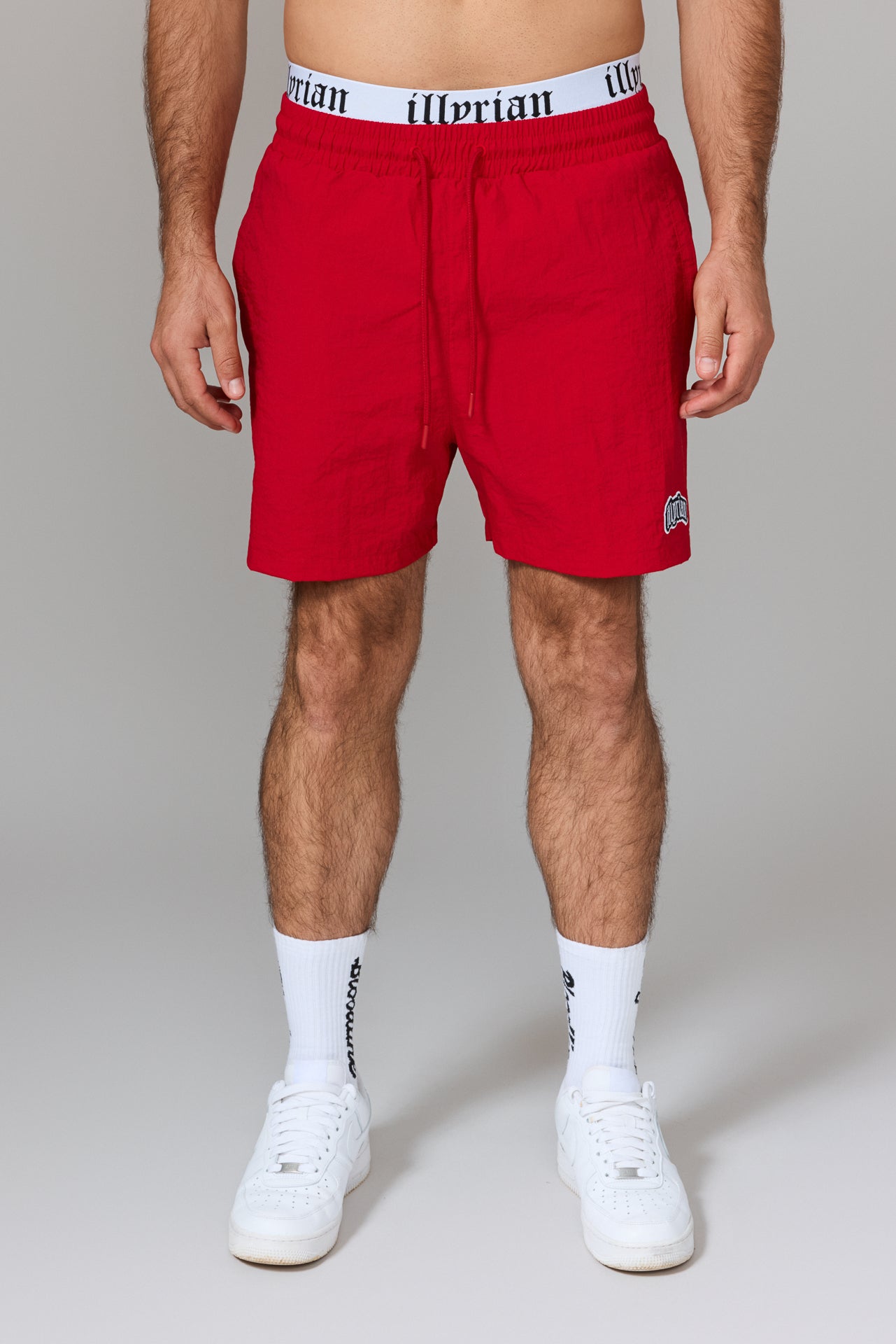 Illyrian TM Nylon Swimshorts - Red