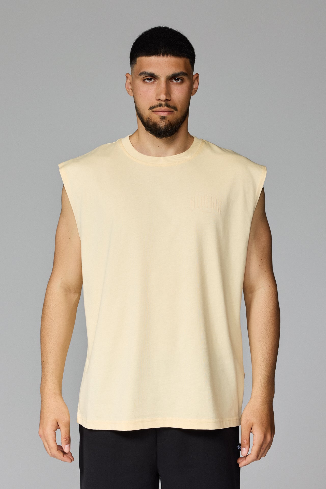images Illyrian Chest Logo Tank Top - Yellow - Image 1