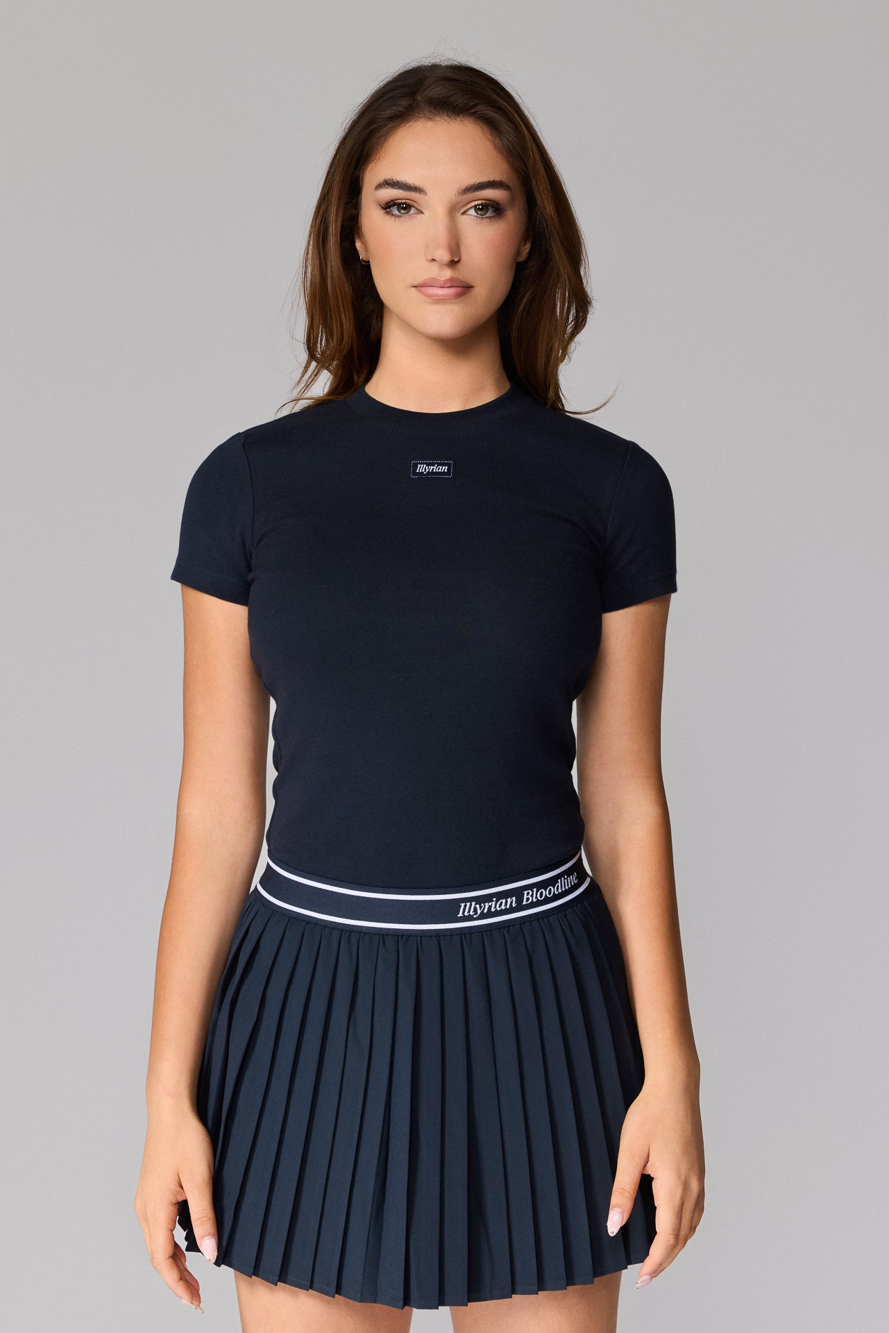 images Women's Patch T-shirt - Navy - Image 1