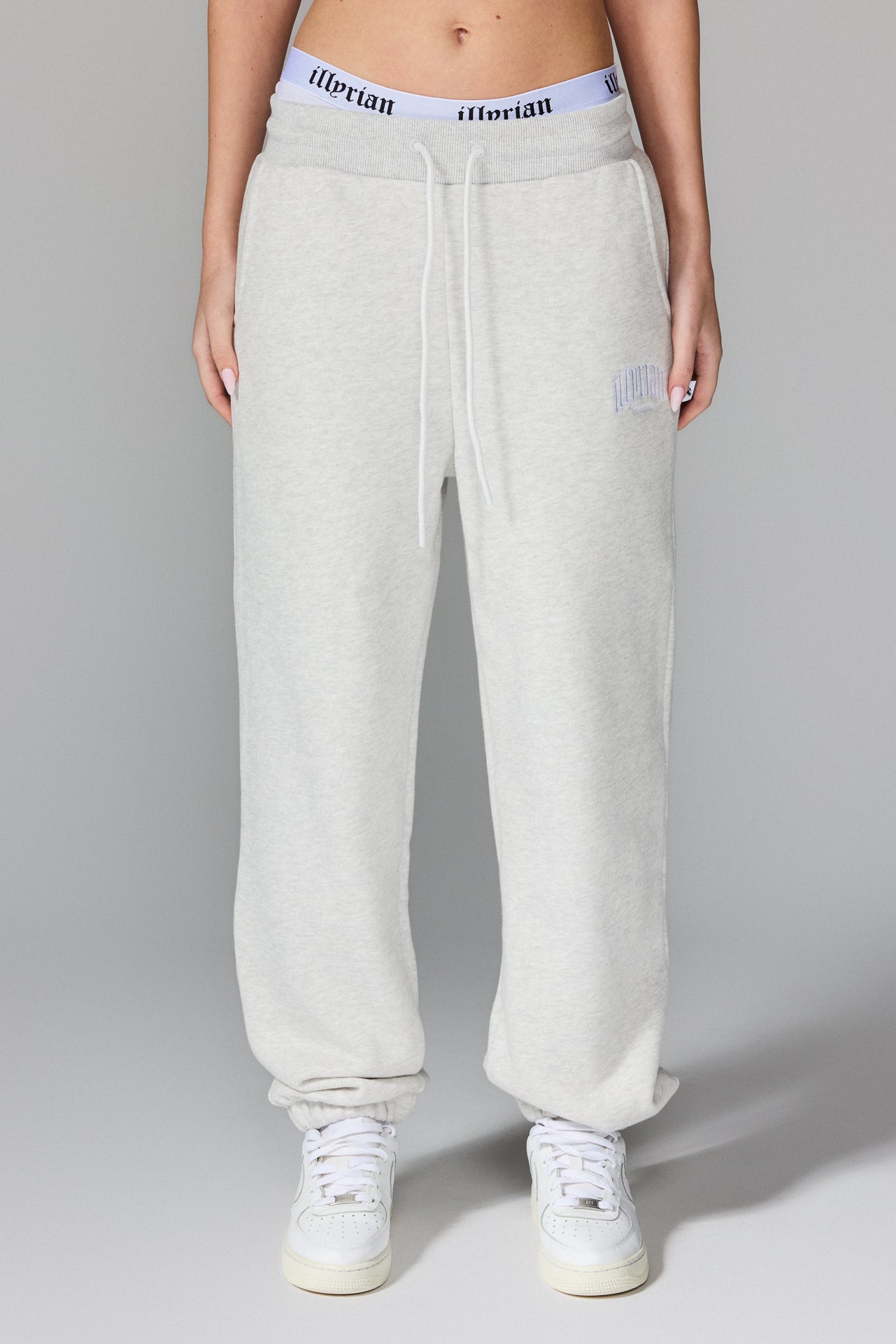images Women's Classical Joggers - Grey Melange - Image 1
